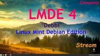 LMDE 4 "Debbi" (Cinnamon).