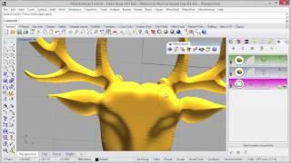 RhinoEmboss 2.0 - Tutorial: Deer Head