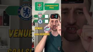 FILTER PREDICTS CARABAO CUP FINAL - Liverpool  vs Chelsea  | WHO WILL WIN THE TROPHY?! 
