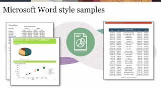 Working with Microsoft Word Style Samples in Narrative Reporting