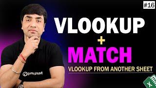 VLOOKUP with MATCH Function in Excel | How to use MATCH Formula with VLOOKUP in Excel | 2D LOOKUP