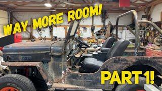 Willys Jeep Fender Notch and Custom Seat Brackets! Part 1