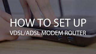 TP-Link VDSL/ADSL Modem Router Setup Tutorial Video