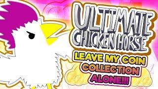 MY COIN COLLECTION!!! (Ultimate Chicken Horse Funny Moments)