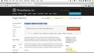 How to change the Footer Text in the Admin Area in WordPress - Tuthowto