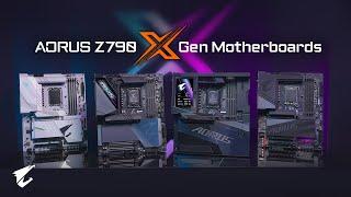 AORUS Z790 X Gen Motherboards - X Gen Designed for Next Gen | Official Trailer