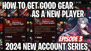 HOW TO GET GEAR AS A NEW PLAYER! - 2024 NEW F2P ACCOUNT SERIES - Episode 3  [Epic Seven]