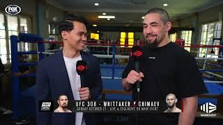 Rob Whittaker vs Jai Opetaia sparring | Adesanya trilogy NOT on the cards - UFC 308