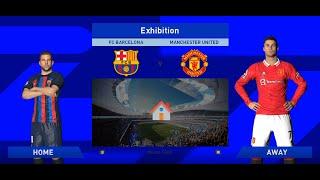 PES 2016 HD PATCH 22/23 GAMEPLAY - BARCELONA VS MANCHESTER UNITED