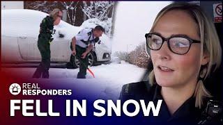 Paramedics Shovel Snow To Rush Patients To Emergency Room | Inside The Ambulance | Real Responders