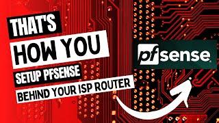 They said, you can't setup pfSense this way! Well I just did! pfSense setup behind home router