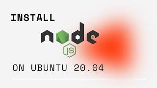How To Install Nodejs on Ubuntu 20 04 (Using NVM)