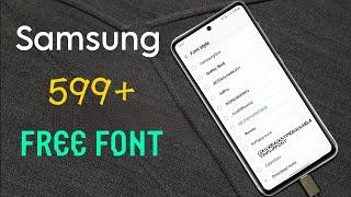 How to Download Free Premium Font on Samsung Galaxy Phone | Install Free Font in Samsung One UI 6.0