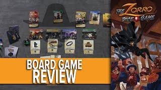 Zorro the Dice Game Board game Review