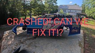 CRASHED Dirt Late Model! Can we fix it!?