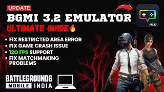 HOW TO PLAY BGMI IN PC WITH EMULATOR | ULTIMATE GUIDE 3.2 UPDATE |MSI APP PLAYER #bgmi #bgmiemulator
