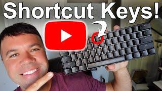 How To Use Keyboard Shortcut Keys for YouTube