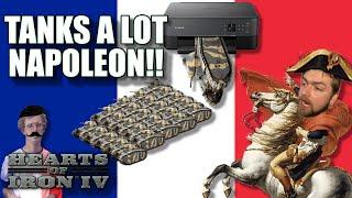 Hoi4: Napoleon prints tanks and destroys all balance