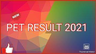 UPSSSC PET RESULT 2021