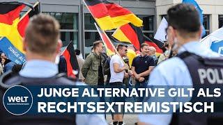 JUNGE ALTERNATIVE: Verfassungsschutz stuft AFD-Jugendorganisation als rechtsextremistisch ein