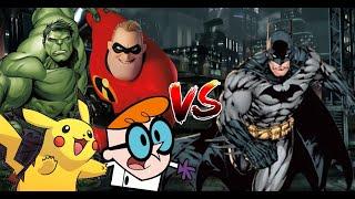 MUGEN Request 640: Hulk, Mr.Incredible, Pikachu, Dexter VS Batman