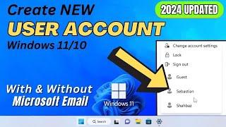 How to Create Multiple User Accounts in Windows 10/11 (2024 NEW)
