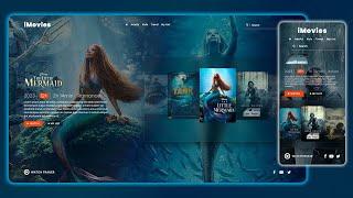 Creating an Animated & Responsive Movie Website Landing Page | HTML, CSS & javaScript, Carousel