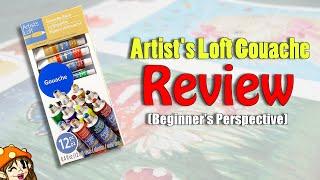 REVIEW: Artist's Loft Gouache (Beginner's Perspective) - Painting with Parasolia!