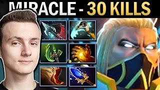 Invoker Dota Gameplay Miracle with 30 Kills and Parasma