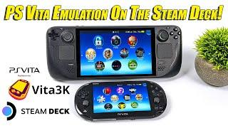 PS Vita Emulation On The Steam Deck! World's First PlayStation Vita Emulator