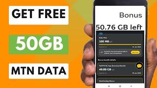 Get 50GB of FREE data on MTN | How to get Unlimited data 2024