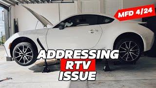 RTV Removal From Oil Pickup On The 2024 Toyota GR86