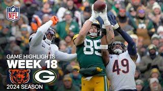 Chicago Bears vs. Green Bay Packers Game Highlights | NFL 2024 Season Week 18