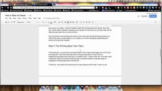 How to Make a Table of Contents in Google Docs