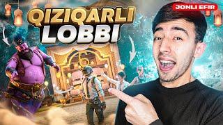 QIZIQARLI LOBBI QILAMIZ STRIM  PUBG MOBILE!!!