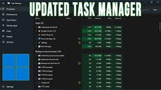 The Updated Windows 11 Task Manager