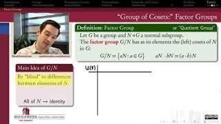 301.9D Factor Groups or Quotient Groups