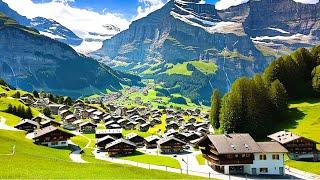 [4K]Grindelwald :The most beloved Alpine Village in Switzerland /Fondue dinner at Pinte🫕Sep. 2023
