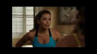 Eva Longoria learns to Pole Dance