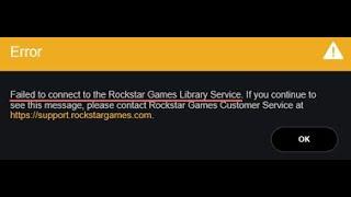 How to fix error failed to connect to rockstar library service