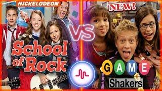 School Of Rock VS Game Shakers Musical.ly Battle | Famous Nickelodeon Stars New Musically