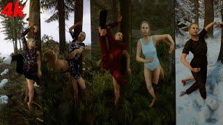 Sons Of The Forest Virginia Seduction Dance In All Outfits [4K]