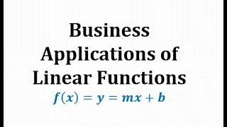 Business Applications - Linear