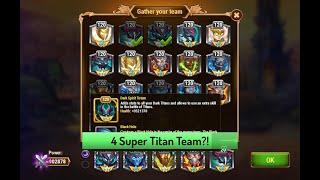 Hero Wars — Is Dark Totem Better? Testing Teams With 4 Super Titans