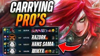 RANK 1 KATARINA EUW CARRIES 3 LEC PLAYERS