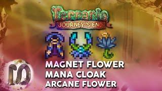 TERRARIA 1.4 JOURNEY'S END - MAGNET FLOWER, MANA CLOAK, ARCANE FLOWER - NEW MAGE ACCESSORIES!