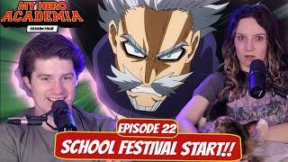 GENTLE GOES ALL OUT! | My Hero Academia Season 4 Wife Reaction | Ep 4x22, “School Festival Start!!”