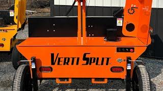 Vertical wood splitter overview