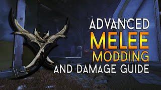 [WARFRAME] How To Mod MELEE WEAPONS & Make Them STRONGER! [Advanced Melee Modding Guide]
