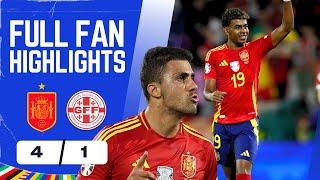 Spain SMASH Georgia! Yamal SHINES⭐Spain 4-1 Georgia Highlights